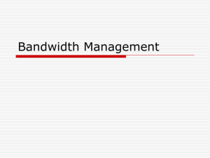 bandwidth management