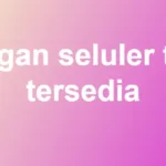 jaringan seluler tidak tersedia