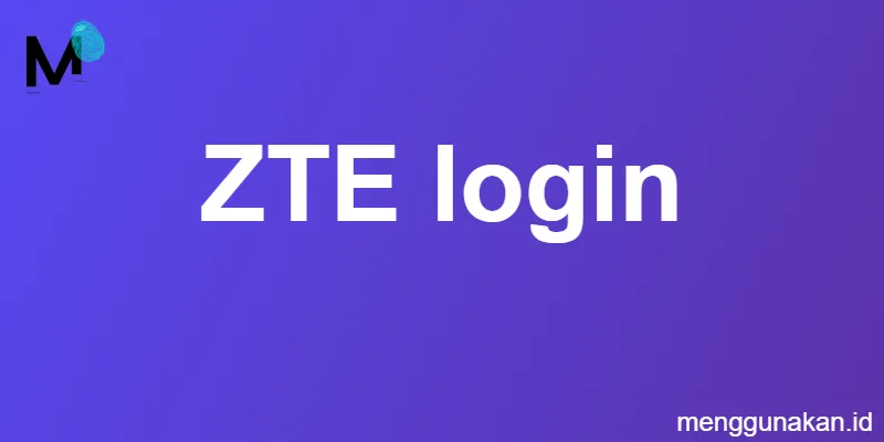 ZTE login