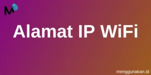 Alamat IP WiFi