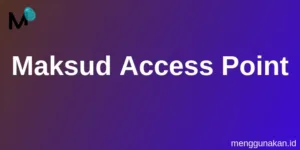 Maksud Access Point