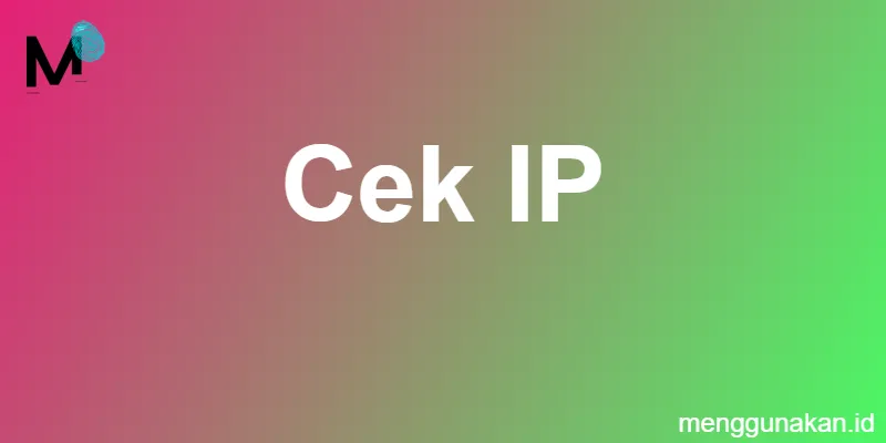 cek IP