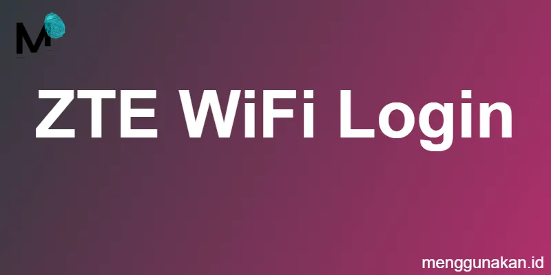 ZTE WiFi login