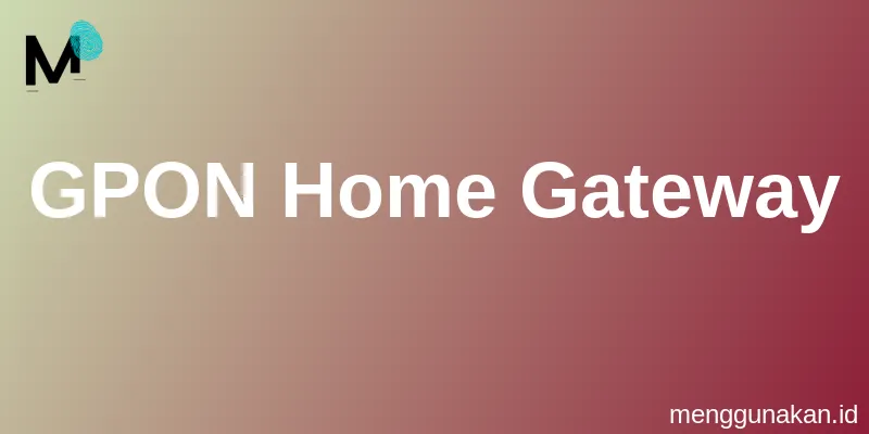 GPON Home Gateway
