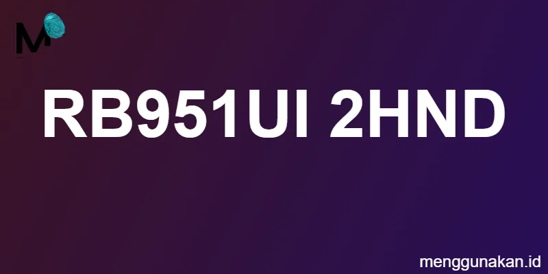 RB951UI 2HND
